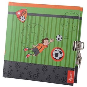 goldbuch 44263 dagboek Kily Keeper, geheime diary, dagboek met 96 witte pagina's, 16,5 x 16,5 cm, slot met 2 sleutels, gelamineerde kunstdruk, groen/zwart