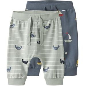 NAME IT Heren Nbmvroels 2P Pant Box (2-pack), Aqua Gray, 86
