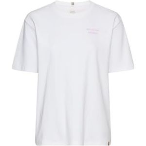 camel active - T-shirt - Wit - Biologische Katoen