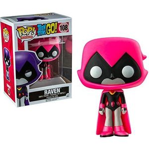 Funko - Figurine Dc Comics - Teen Titans Go ! - Raven Pink Exclu Pop 10cm - 0889698114202