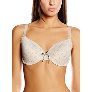 Selene Greta, schuimrubberen beha met ringen voor dames - beige - 105C (Talla Fabricante: 90C)