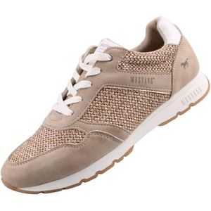 MUSTANG 1456-302 Sneakers voor dames, naturel, 38 EU, naturel, 38 EU