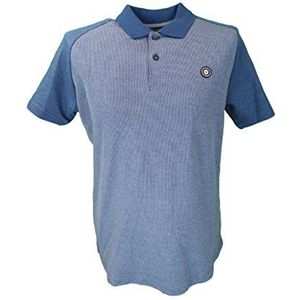 Jack & Jones Heren Sevil Polo Shirt, Blauw (marine Blazer), XL