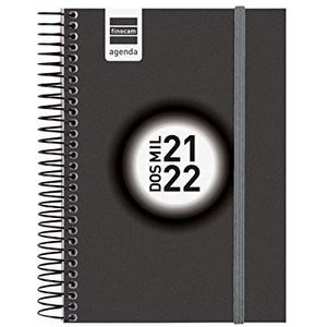 Finocam - Espir Label Dagboek 2021 2022 E8-120 x 171 1 Dag per Pagina Zwart Catalaans