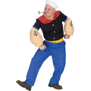 Adult Popeye Fancy Dress Costume Standard