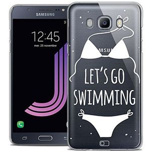 Beschermhoes voor Samsung Galaxy J7 2016, ultradun, Summer Let's Go Swim