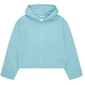 TOM TAILOR Meisjes Oversized sweatjack met capuchon voor kinderen 1033947, 30271 - Bright Reef Blue, 164