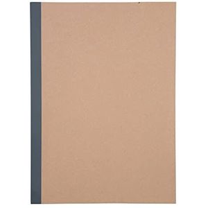Muji Notitieboek van gerecycled papier, beige, A4