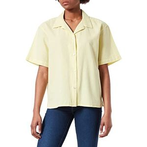 JJXX Vrouwelijk Shirt JXLisa Comfort Fit Linnen, Elfin Yellow, L