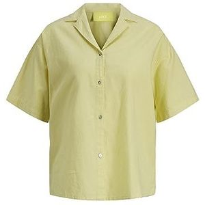 Jack & Jones JJXX JXLISA SS Comfort Linen Shirt SN Blouse, Elfin Yellow, S