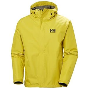 Helly Hansen Seven J Jack, waterdichte regenjas voor sport en outdooractiviteiten, jas met capuchon voor heren