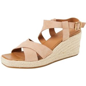 Geox D PANAREA D Wedge Sandalen voor dames, DK Skin, 38 EU, Dk Skin, 38 EU