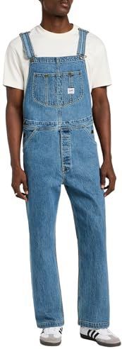 Lee Bib overall voor heren, Mid Wash, S