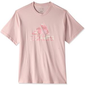 adidas Dames CAMO GRAPHIC TEE, sandy pink, M