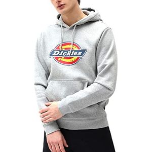 Dickies Heren Icon Logo Hoodie Hooded Sweatshirt, Grigio Sport, XL