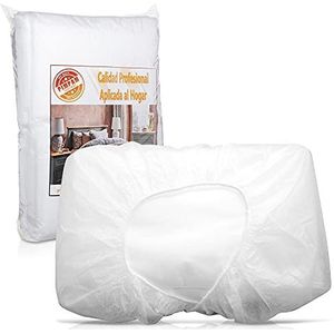 PimPam Factory Bedlaken, verstelbaar, TNT, geurloos, vloeistofafstotend, verstelbare overtrek, 95 x 220 cm, recyclebaar, Made in Spanje, 10 stuks