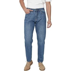 Trendyol Essential Fit Jeans voor heren, blauw, 33, Blauw, 33W