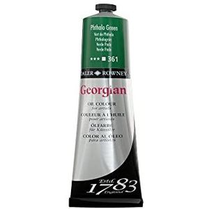 Daler Rowney Georgian olieverf, leuke kleuren, 225 ml, 225 ml, groen, 1