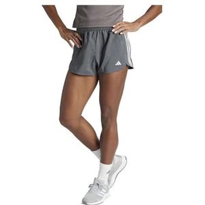 adidas Vrouwen Pacer Training 3 Strepen Geweven Hoge Stijging Korte Shorts, XL5 Zwart, Zwart, XL