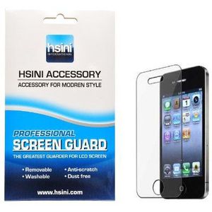 HSINI displaybeschermfolie voor iPhone 4/4S, transparant