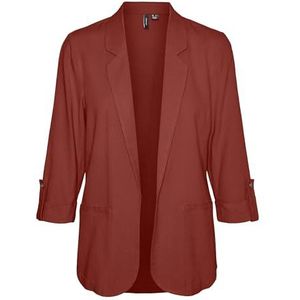 VERO MODA Damesblazer, Barn Red, XS