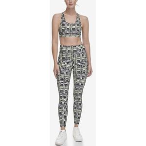 DKNY Dames Bedrukte Strappy Keyh, Zest Boucle Plaid, X-Large