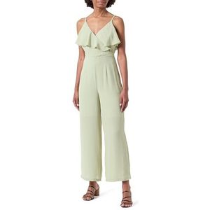 mbyM Jumpsuit met V-hals, model 'Axy' in rookblauw online kopen | P&C