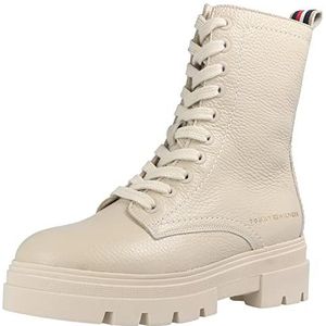 Tommy Hilfiger Dames Th Warmlined Runner Sneaker Fw0fw06783, Wit Ecru, 42 EU