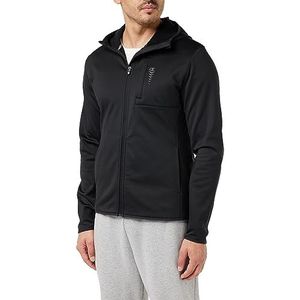 Champion Athletic C-Tech-Full Zip Top Fleece Sweatshirt met capuchon voor heren, Nero, XL
