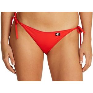 CALVIN KLEIN Vrouwen STRING SIDE TIE String Side Tie, Rood (Flaming Chili), XS, Rood (Flaming Chili), XS