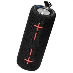 Ibiza - BULLET-TWIN - Luidspreker - Zwart - Oplaadbare Batterij - IPX5 - Bluetooth, Micro-SD, AUX
