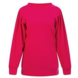 CHUBBA Sweatshirt voor dames, donkerroze, XL/XXL