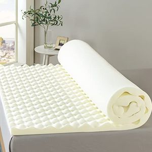ZINUS 2 Inch Swirl Koper Cooling Memory Foam Matras Topper/Antimicrobieel & Geurbestendig/Luchtstroom Ontwerp, Volledige