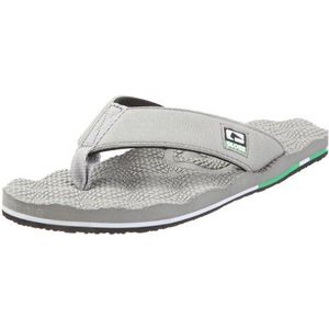 Globe Uniseks volwassenen bumps teenslippers, Grijs Grey Green, 48 EU