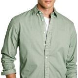 Pepe Jeans - PM308728 - Groen Shirt - Katoen - Lange Mouwen - Casual