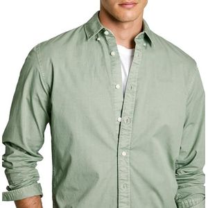 Pepe Jeans - PM308728 - Groen Shirt - Katoen - Lange Mouwen - Casual