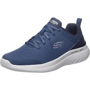 Skechers Bounder 2.0 Nasher Sneakers, Navy Mesh/Trim, Navy Mesh Trim, 41.5 EU