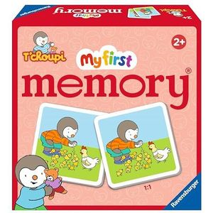 Ravensburger - Educatief spel - My First Memory® - T'Choupi - Een eerste leerspel dat observatie, vereniging en memorisatie combineert - Vanaf 2 jaar - 22464