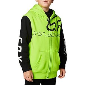 Fox Racing Unisex Kid's Skew Sherpa Fleece Hooded Sweatshirt, Fluorescerend Geel, L
