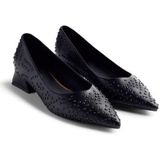 Gioseppo - Madelia - Ballerina's - Zwart - Lage Blokhak 3 cm