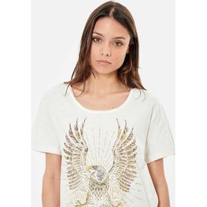 Kaporal Leana T-shirt voor dames, Wit, XL