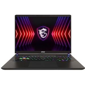 MSI Vector 16 HX A14VIG-299FR Intel® Core™ i9 i9-14900HX Laptop 40,6 cm (16") Quad HD+ 32 GB DDR5-SDRAM 1 TB SSD NVIDIA GeForce RTX 4090 Wi-Fi 7 (802.11be) Windows 11 Pro Zwart