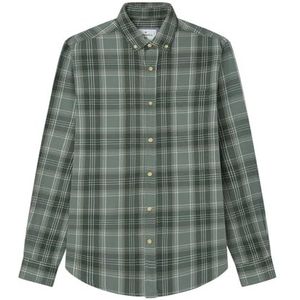 Springfield Herenhemd, groen grijs, S, Groengrijs., S