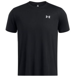 Under Armour UA Launch Camo T-shirt met korte mouwen voor heren, zwart/reflecterend, XS