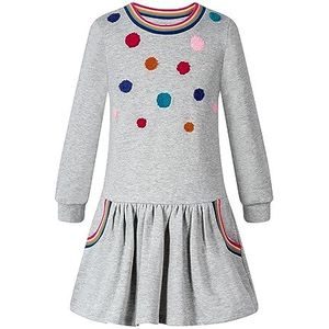 Happy Girls Kinderjurk, gemengd grijs, 104 cm