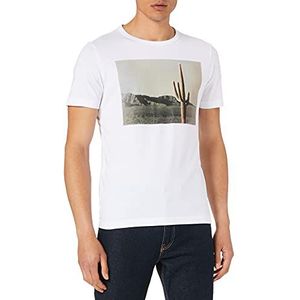 s.Oliver Heren T-shirt, wit, M