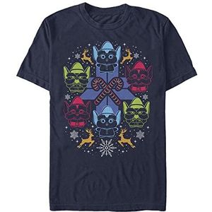 Netflix Unisex Christmas Chronicles-Energy Gage Organic Short Sleeve T-Shirt, Navy Blue, S, donkerblauw, S