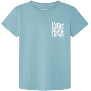 Pepe Jeans Raidan T-shirt voor kinderen, blauw (Quay Blue), 10 jaar, blauw (Quay Blue), 10 jaar