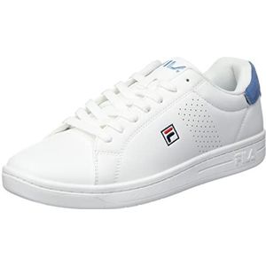 FILA Crosscourt 2 F Herensneakers, White-Lichen Blue, 40 EU