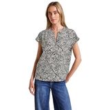 Blouse - Pine Grove Green - Korte Mouwen - Minimal-Print